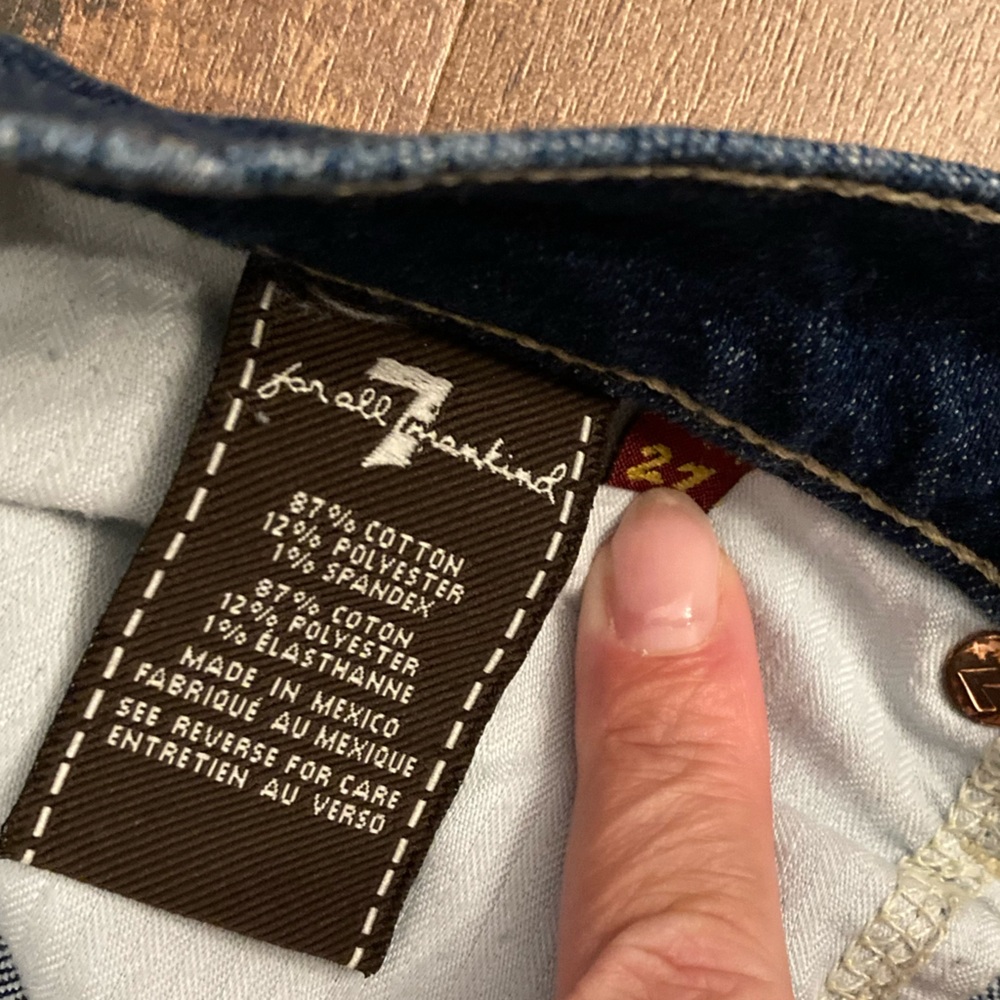 7 For All Mankind Bootcut Jeans Women’s 27 EUC - Picture 5 of 12